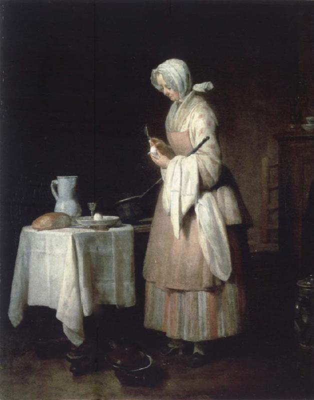 Jean Baptiste Simeon Chardin The fursorgliche lass oil painting picture